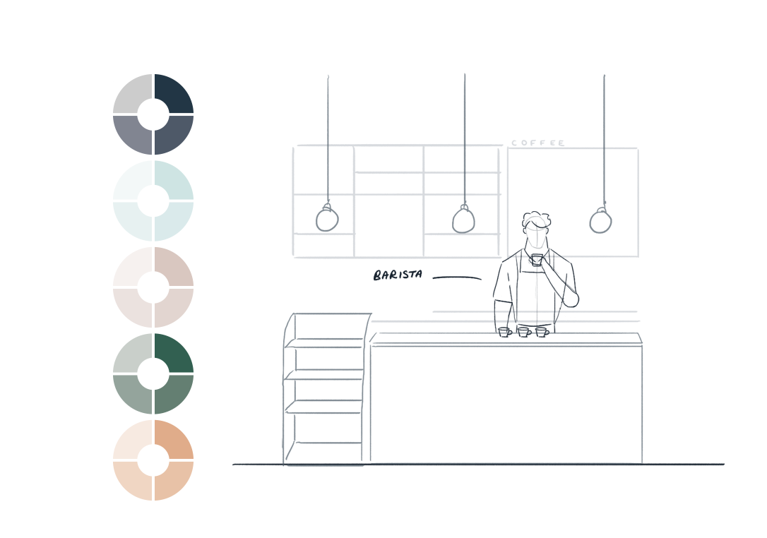 Storyboard Illustration for an animated Explainer Video