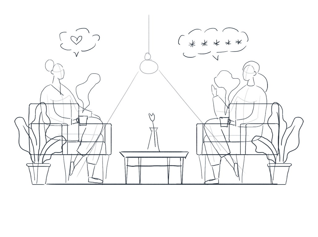 Storyboard Illustration for an Animation Production