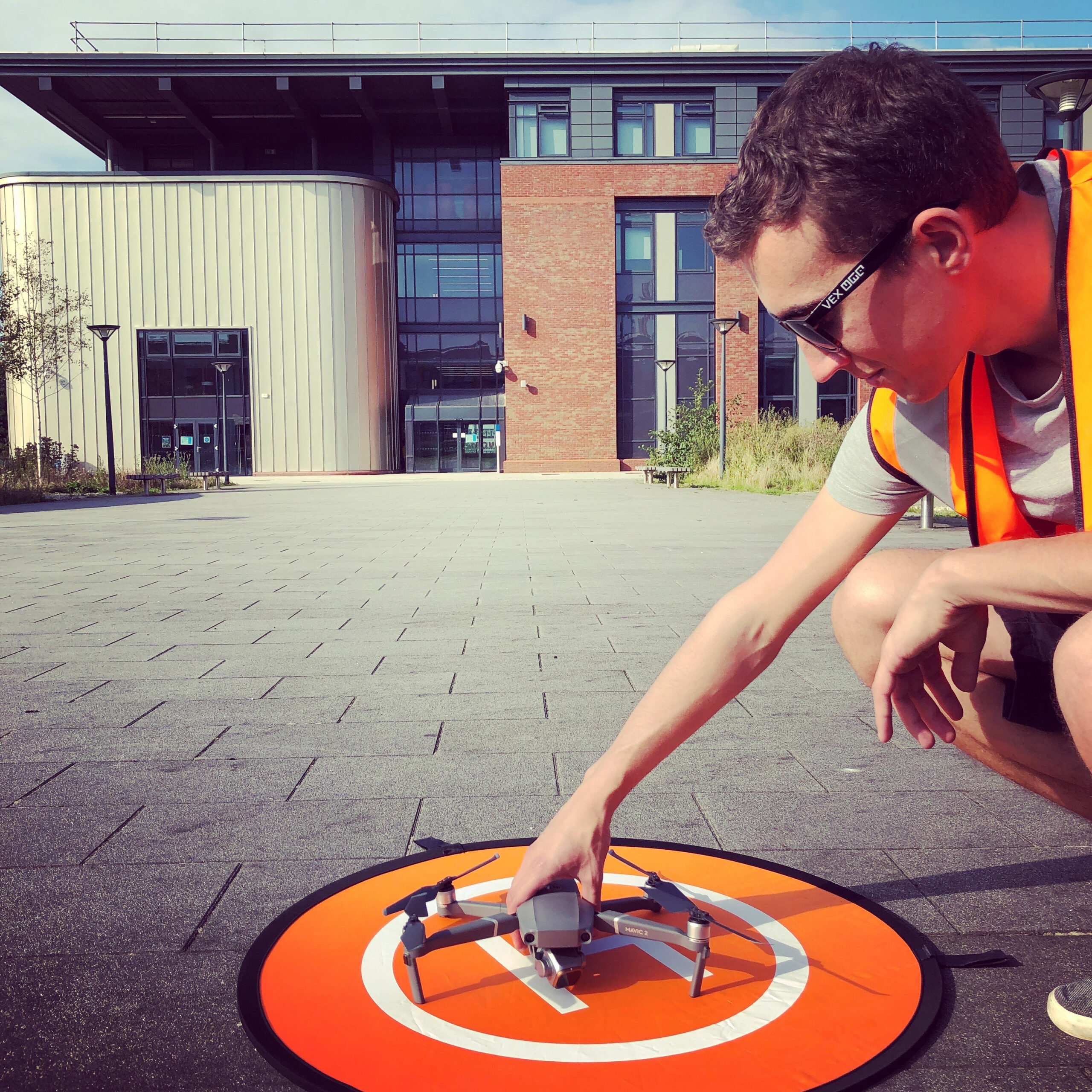 On Location for a Drone Photo and Commercial Video Shoot