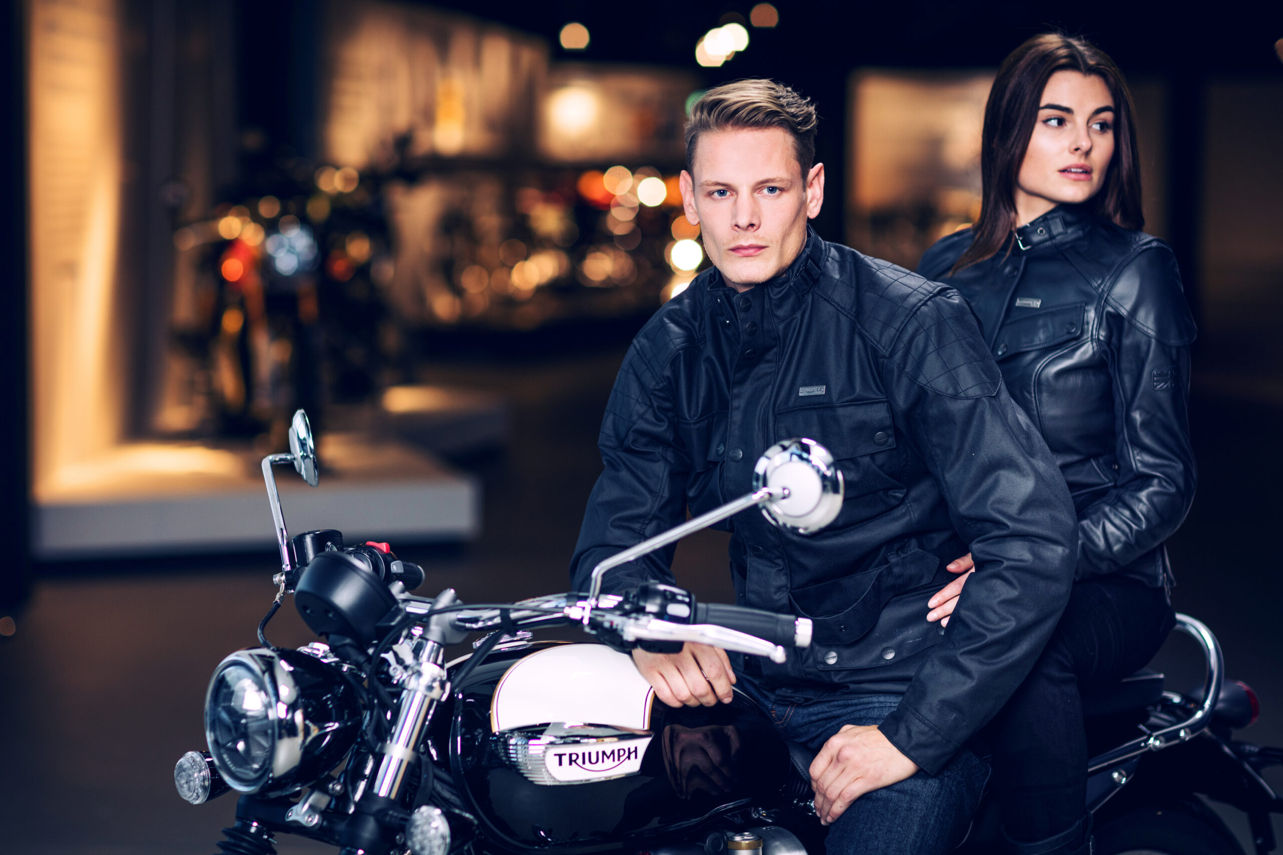 Triumph clothing advertising photography campaign