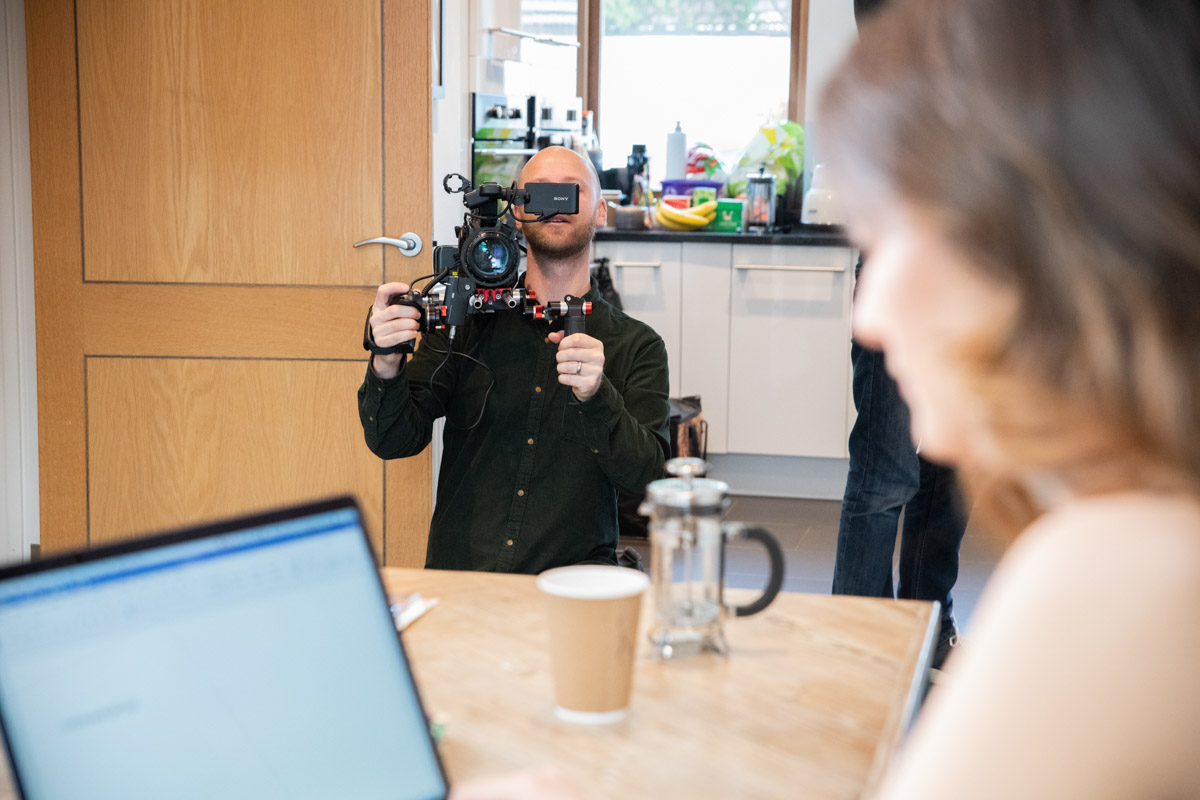 Behind the scenes on a lifestyle video shoot in Cardiff (9)
