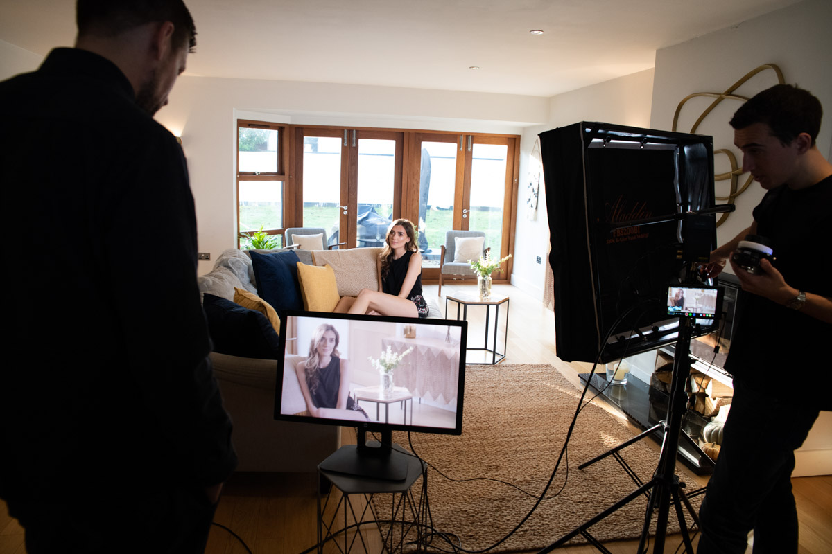Behind the scenes on a lifestyle video shoot in Cardiff (6)