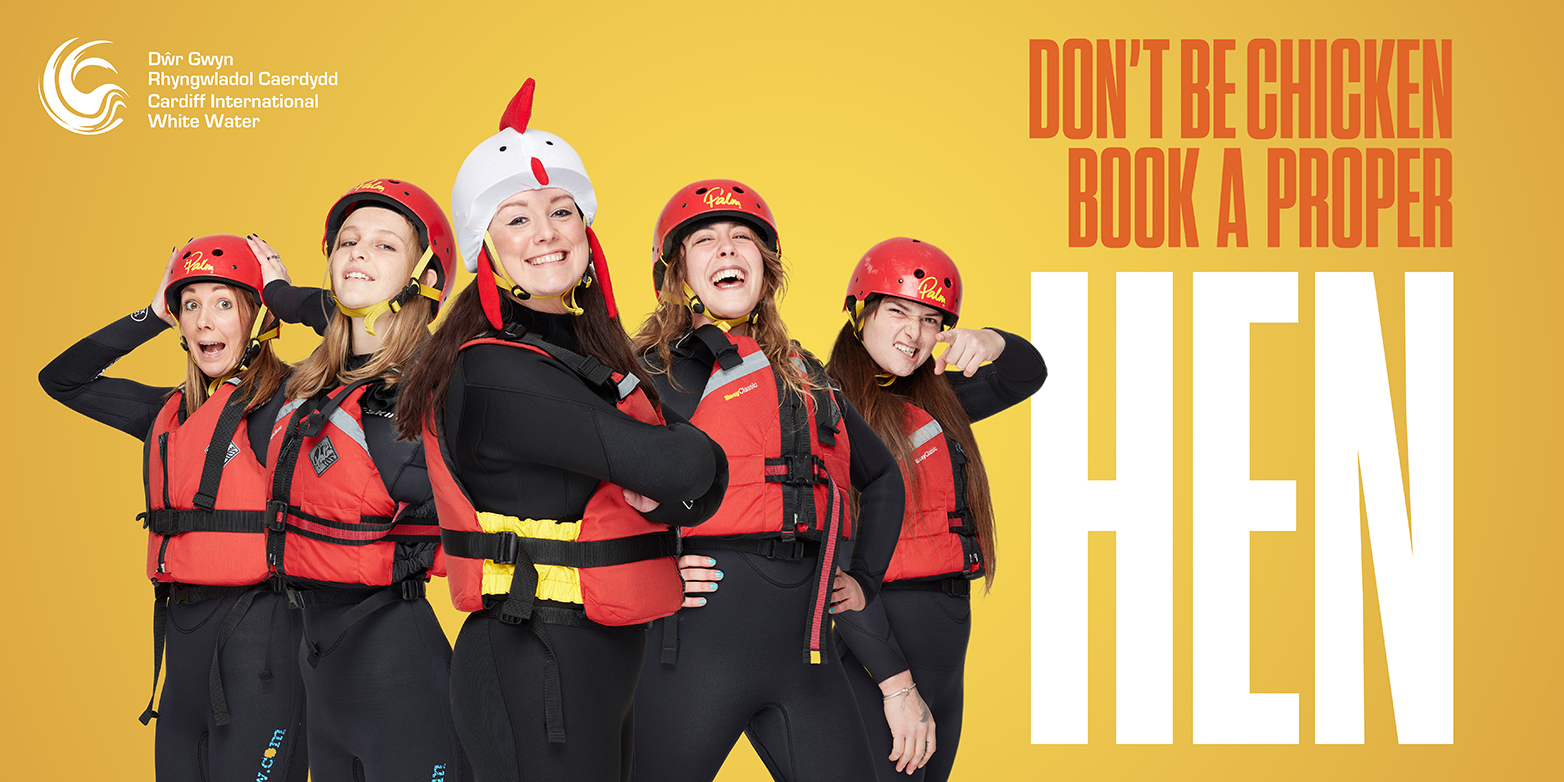 Campaign photography for Cardiff International White Water