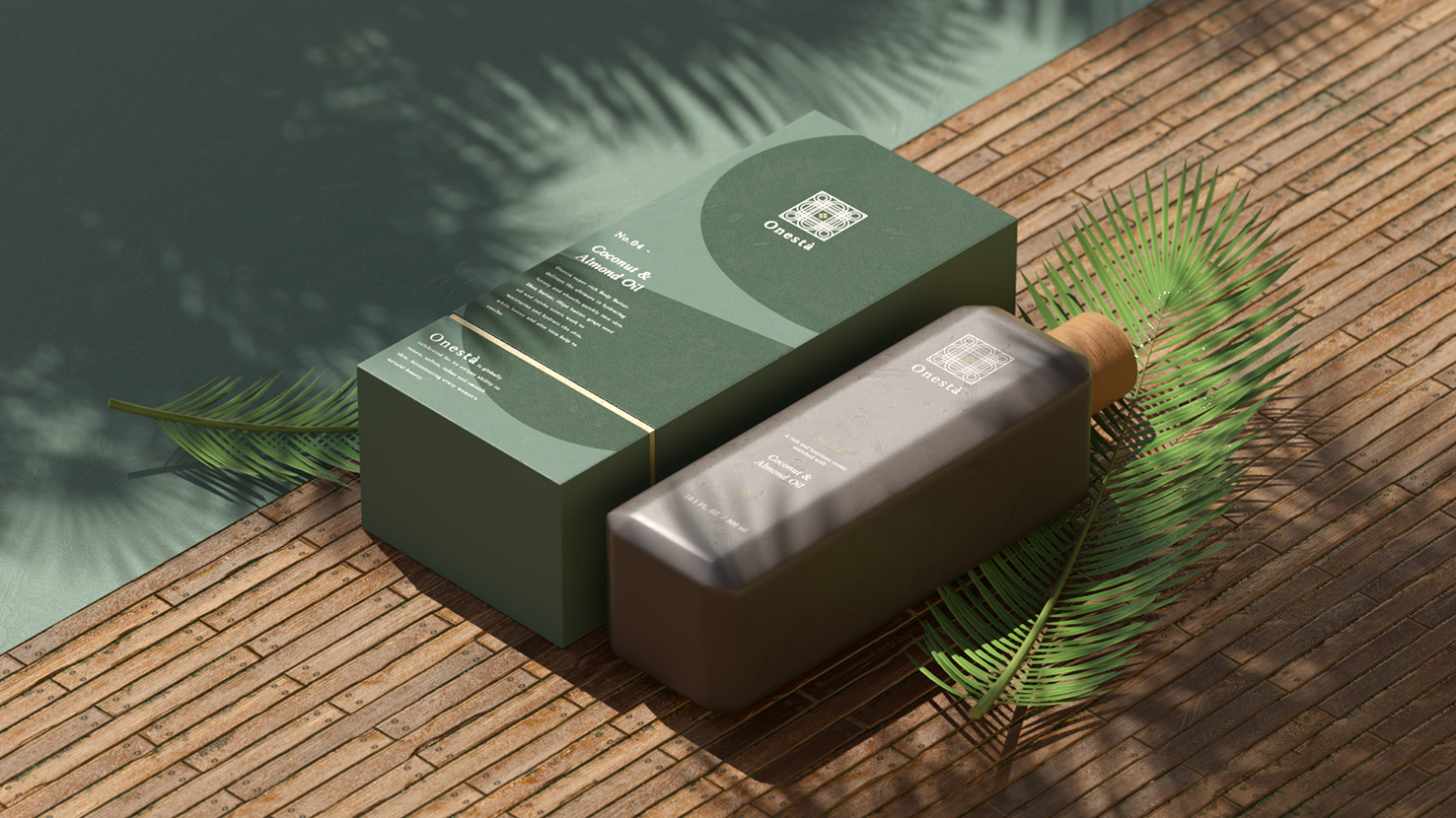 CGI product photography for cosmetic brand